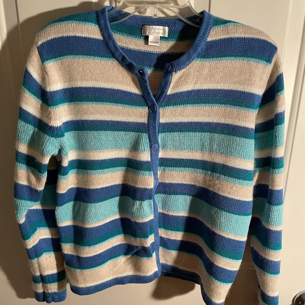 Christopher and Banks button front cardigan size large